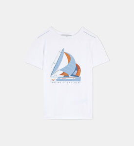Boy Road Printed Cotton T-shirt