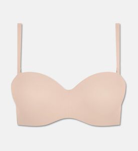Chantelle Norah Comfort Unlined Bandeau Strapless Bra, Beige, 90, G, Packshot View