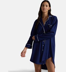 Polo by Ralph Lauren Sleepshirt, Dark-blue, L, Model View