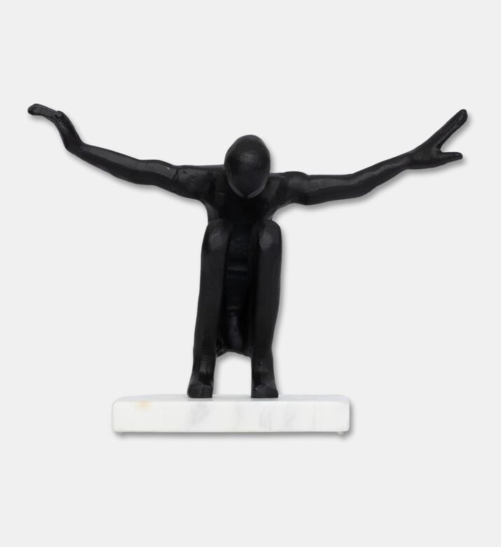 Home Deco and More Crouching Marble Base Figurine, Packshot View
