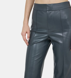 Dylan Vegan Leather Wide-leg Pants