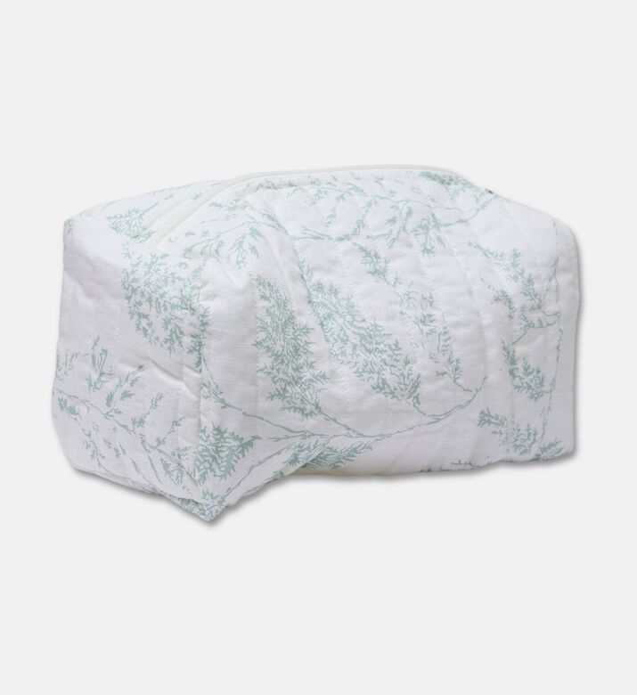 Tartine et Chocolat Baby Feuillage Toiletry Bag, Green, Packshot View