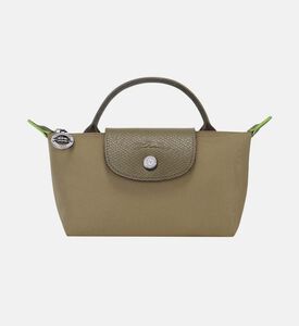Longchamp Top Handle Multifunctional Pouch, Green, Packshot View
