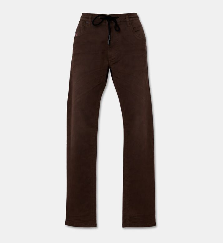 Diesel Relaxed-fit Drawstring Denim Pants, Brown, 32, Packshot View