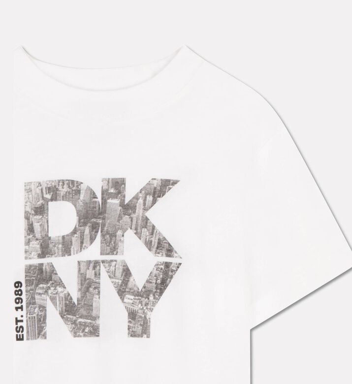 DKNY Logo-print Straight Hem T-shirt, Packshot View
