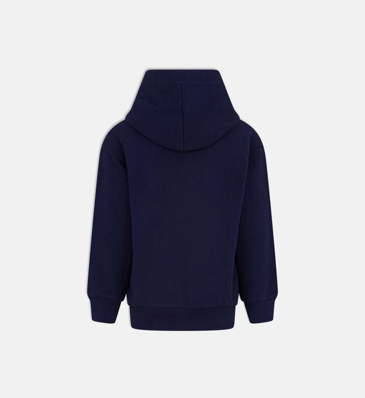 Chevron Embroidered Logo Hoodie