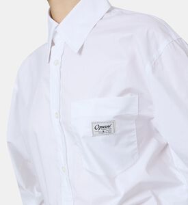 Cotton Shirt-style Bodysuit