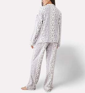 DKNY Fleece Logo Pajama Set, Model View