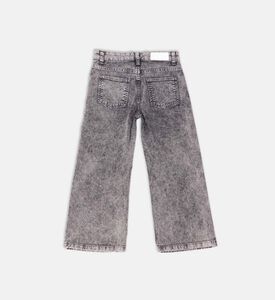 جينز دنيم مزين بأحجار الراين