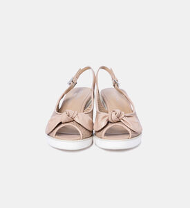 Calfskin Slingback Wedge Sandal