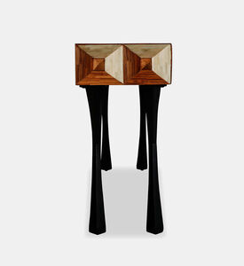 Home Deco and More Pyramid Console Table, Packshot View Home Deco and More Pyramid Console Table, Packshot View