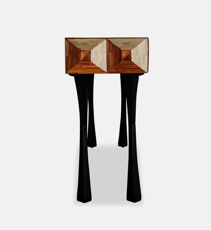 Home Deco and More Pyramid Console Table, Packshot View Home Deco and More Pyramid Console Table, Packshot View