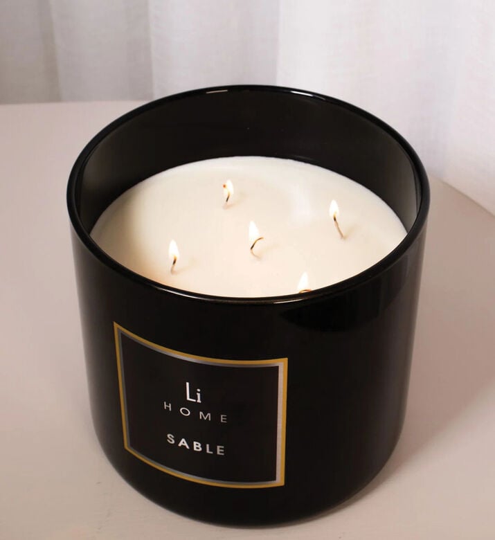 Home Life Style Candle Glass Cup Amber Musk, Packshot View