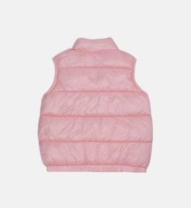 Moschino BKT Teddy Bear-print Zip Closure Vest, Pink, 12y, Packshot View