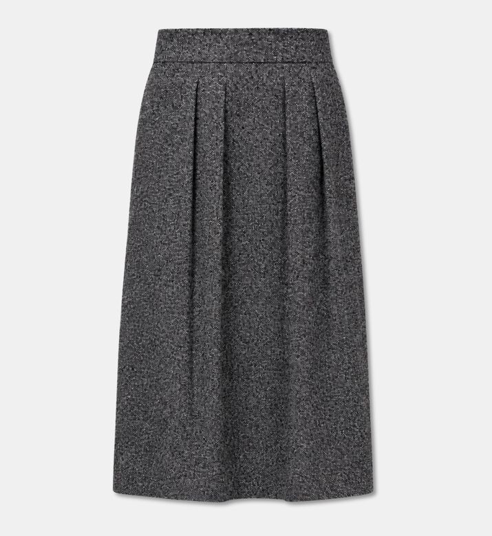 Luisa Spagnoli Falar Textured A-line Midi Skirt, Packshot View