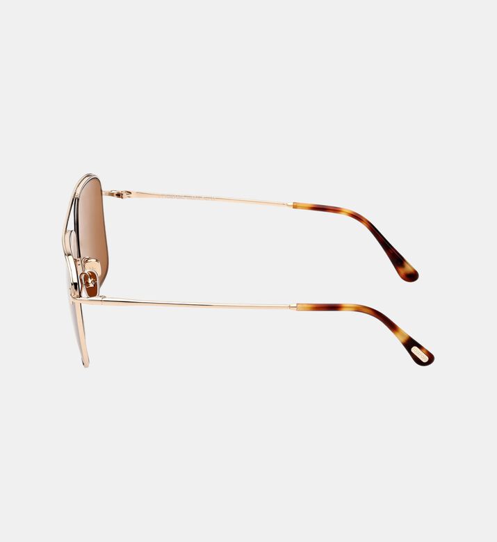 Tortoiseshell Pattern Pilot Sunglasses 60