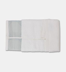 Dea Cane Bath Towel, White, 33x33-cm, Packshot View