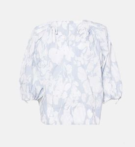 Samatera Printed Loose-fit Blouse