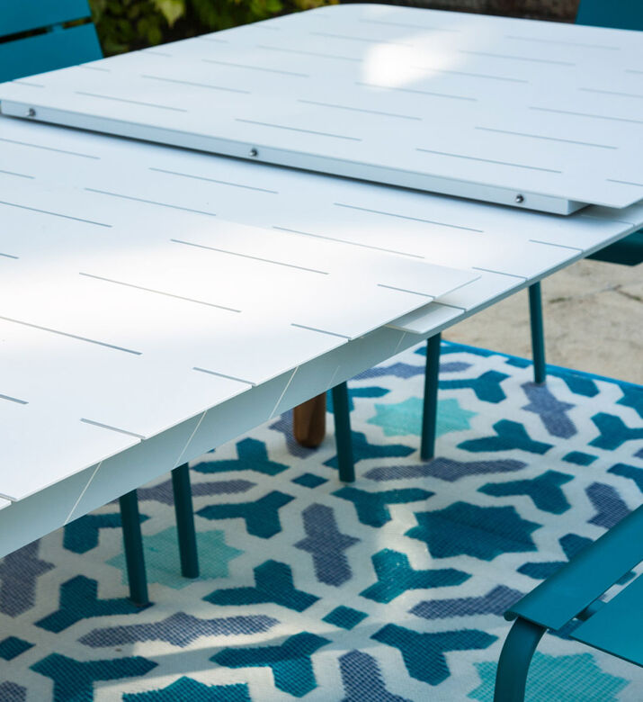 Alicante Aluminum Teak Wood Table