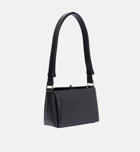 حقيبة جلد مطوية متوسطة الحجم