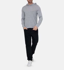 Knit Long-sleeve Hoodie