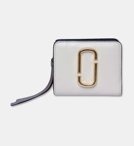 Marc Jacobs The Snapshot Mini Compact Wallet, White, Packshot View