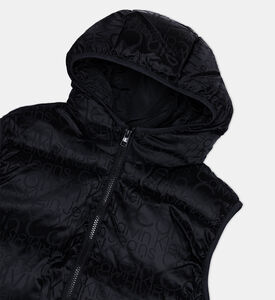 Jacquard Padded Logo Gilet Jacquard Padded Logo Gilet