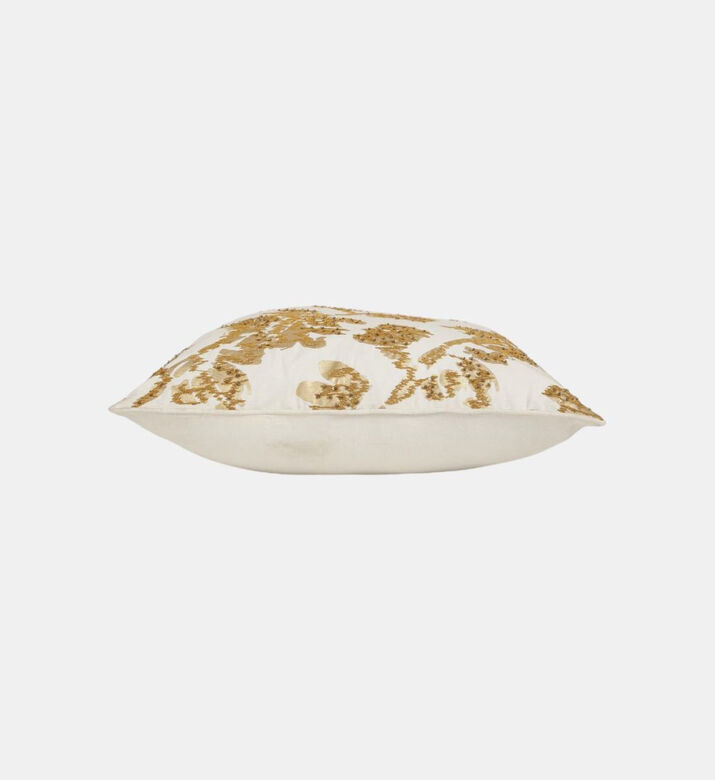 Home Deco and More Madeline Foil Handmade Cushion, Off-white, 50x50x50-cm, Packshot View