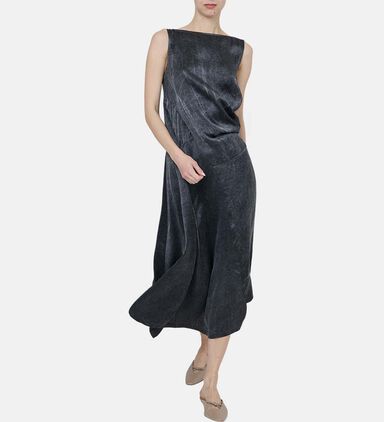 Satin Asymmetrical Dress