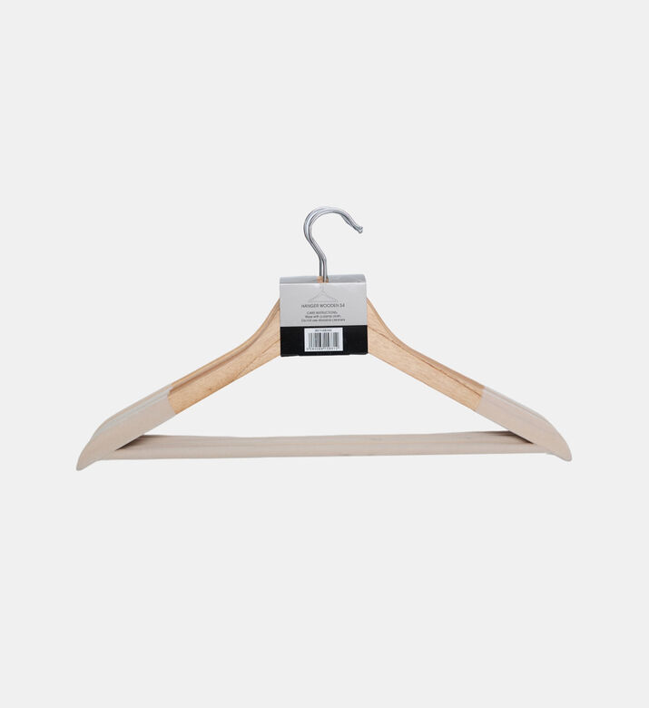 Home Deco and More Wood Triangular Clothes Hanger, Packshot View