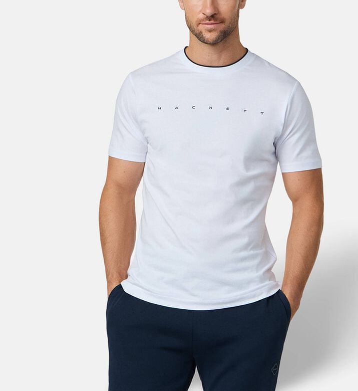Hackett London Ts Essential, White, Xl, Model View