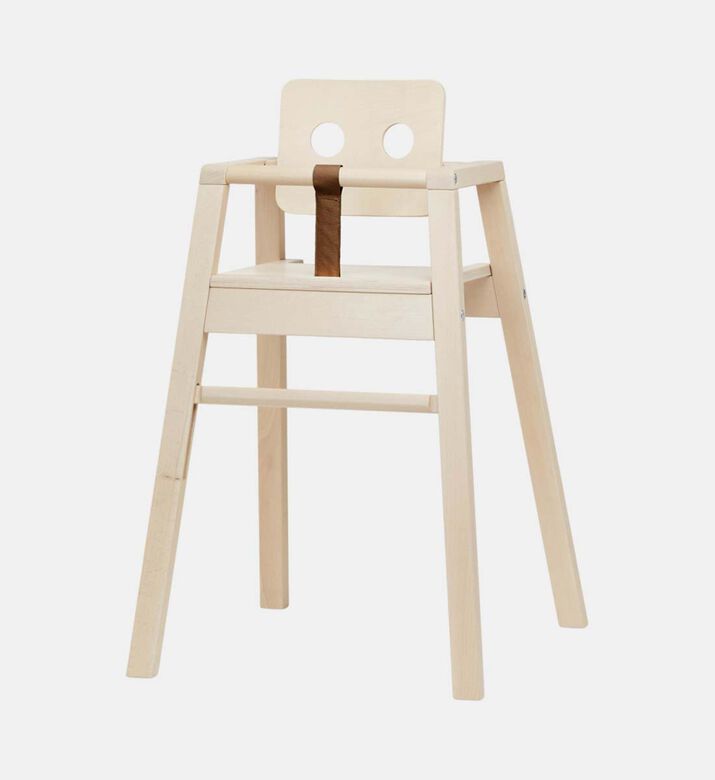 Robot Oak Wood High Chair