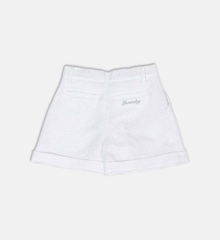 Rolled Hem Twill Shorts