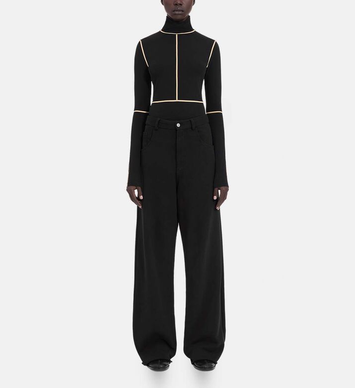 Cotton Button Closure Sweatpants