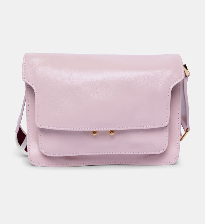 Trunk Medium Leather Shoulder Bag