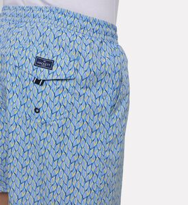 Hackett London Crystalline Abstract-print Regular-fit Shorts, Model View