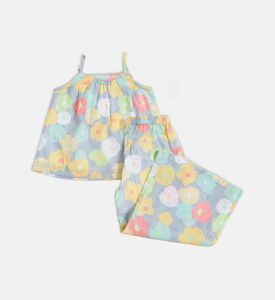 Floral-print Pajama Set
