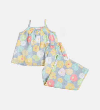 Floral-print Pajama Set