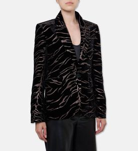 Zadig et Voltaire Embellished Single-button Blazer, Model View