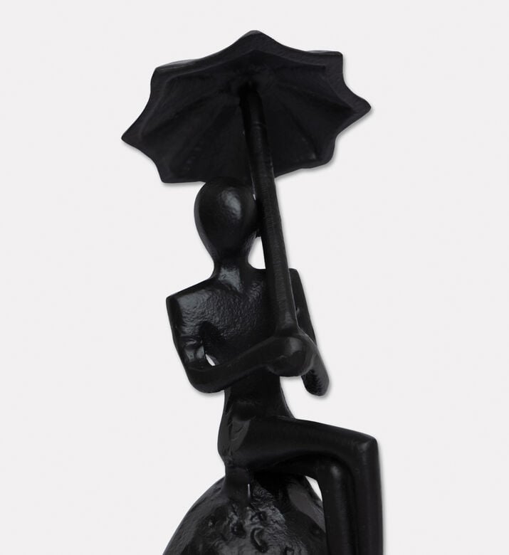 Home Deco and More Lady Umbrella Figurine Sculpture, Packshot View