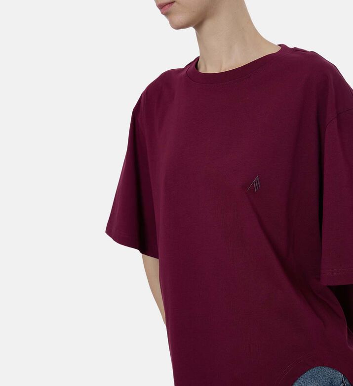 Side Slit Short-sleeve T-shirt