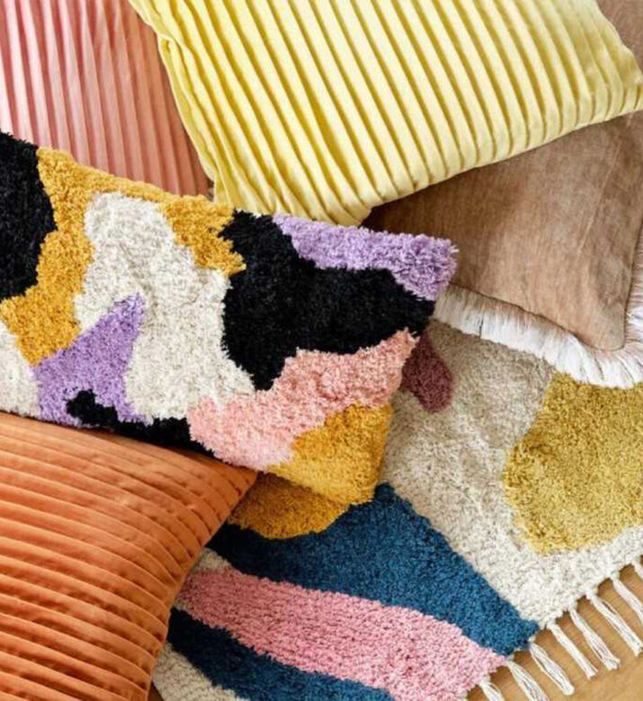 Multicolored Decorative Cushion