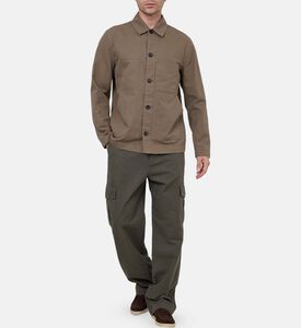 بنطال كارجو غير رسمي واسع الساقين