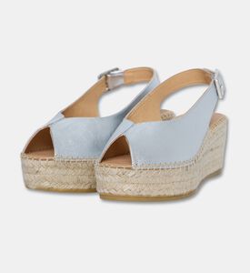 Kanna Shoes Sandal Wedge, Silver, Eu-41, Packshot View