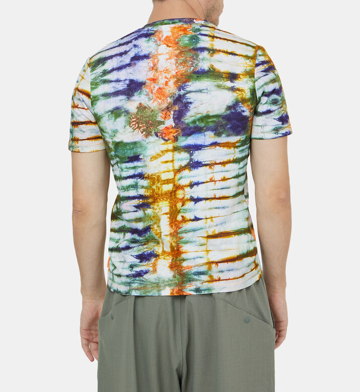 Regular Fit T-shirt In Yarn-dyed Organic Cotton