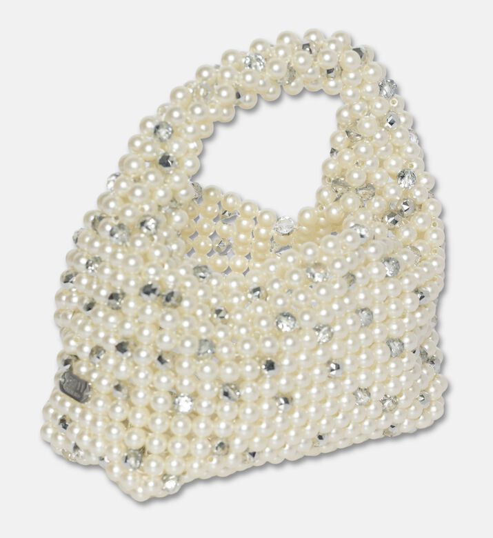 0711 Tbilisi Jodie Open Top Medium Tote Bag, Silver, Packshot View