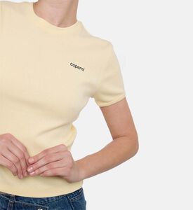 Coperni Slim T-shirt, Yellow, S, Model View