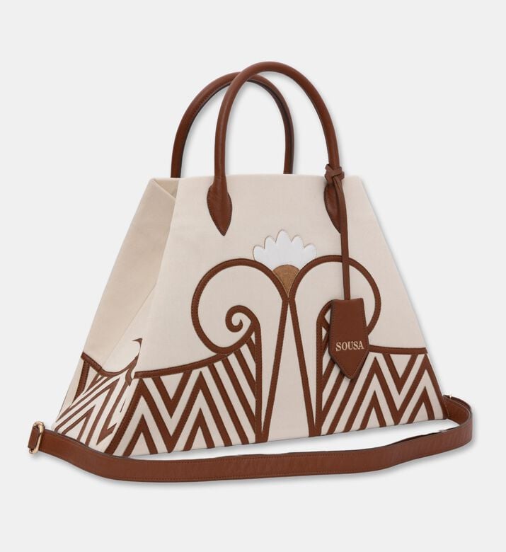 Arad Ghaderian Sousa Gabardine Leather Tote, Packshot View