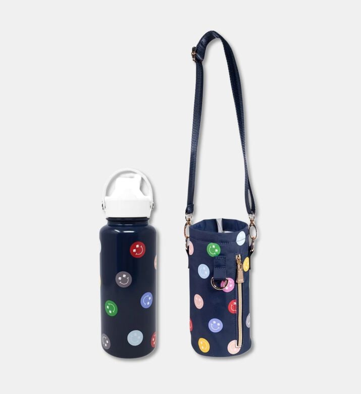 Kate Spade New York Spade Smiley Stainless Steel Water Bottle, Packshot View