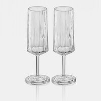 Superglass Champagne Glass-2-piece Set